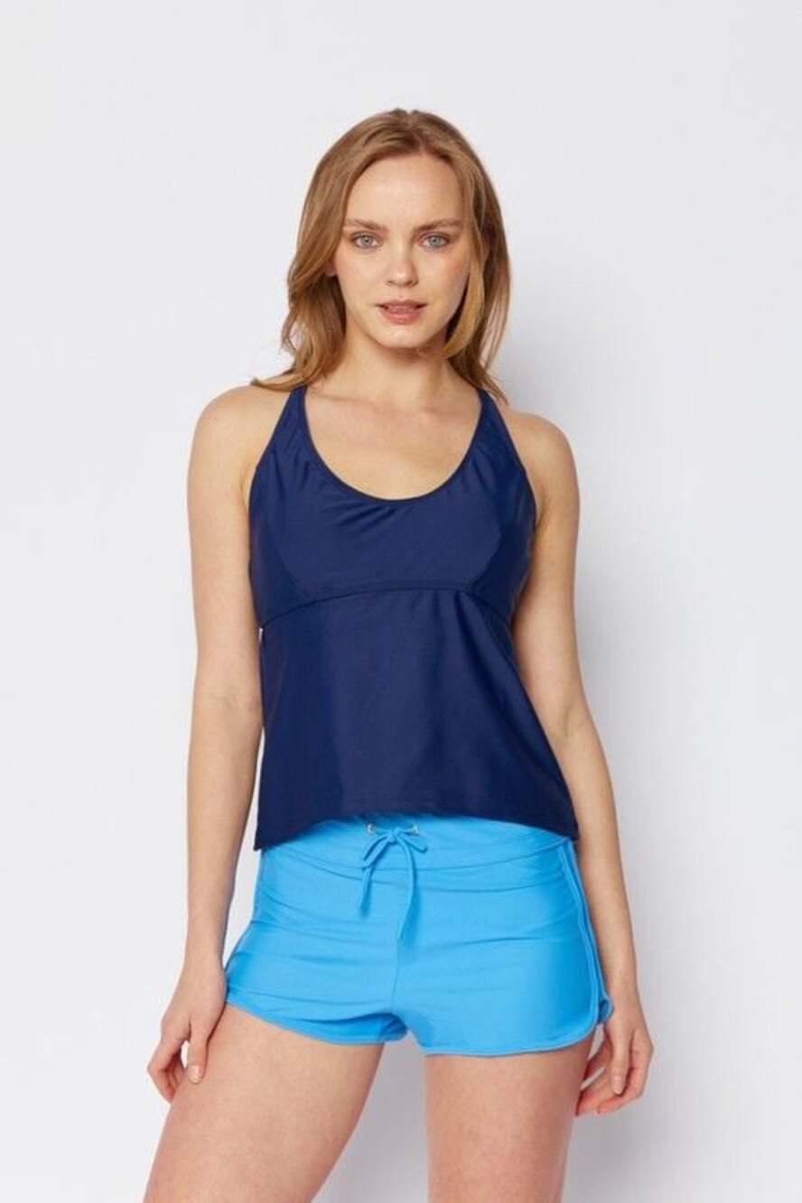 Marina West Swim By The Shore Two-Piece Tankini Swimsuit, XXL